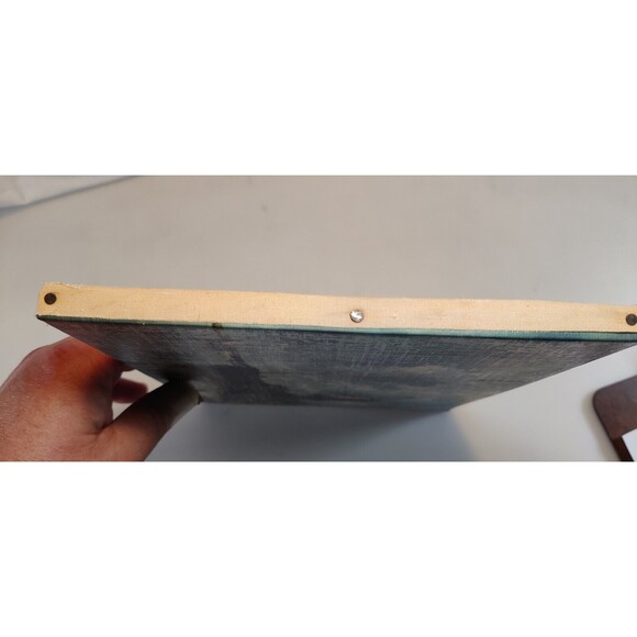 Windmill Les Editions Braun Paris Jr. Van Ruysdael Print Canvas Netherlands 1964 - Picture 4 of 11